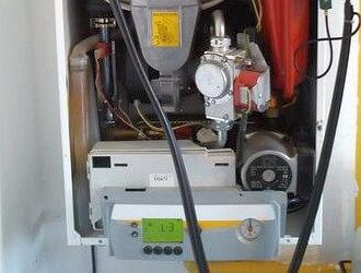przegląd pieca De Dietrich - regulacja z użyciem analizatora spalin
